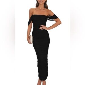 Billy J Kylie Maxi Dress - Black Size 12